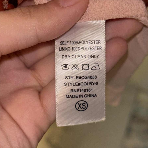 NWT Size XS Buddy Love Rose Gold Sequin Mini Dress - Picture 6 of 7